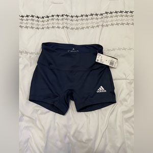 Blue Adidas Spandex Shorts